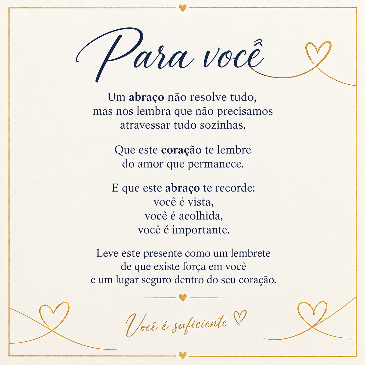 Carta Dedicatória
