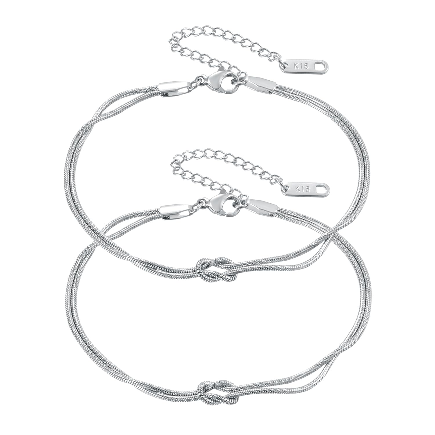 Pulseira Nó Infinito Banhado a Ouro 18k - Compre 1 Leve 2