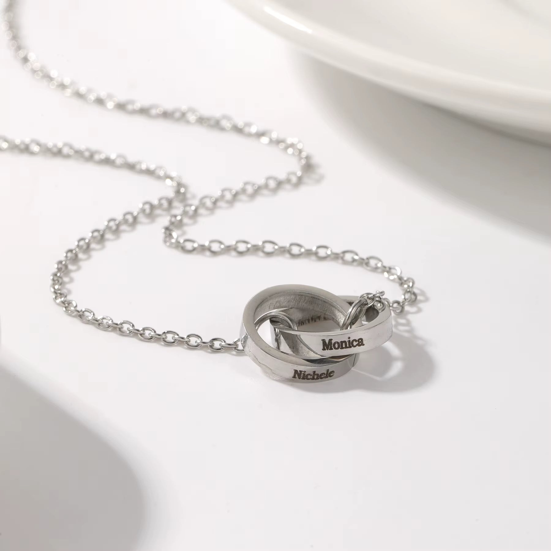 Colar Personalizado Elo Inquebrável Banhado a Ouro 18k