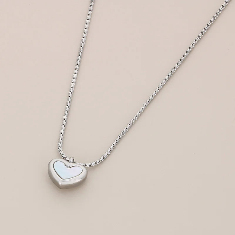 Para Minha Filha - Colar Coração Pérola Banhado a Ouro 18k