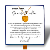 Grande Mulher - Colar Coração Abraçado Banhado a Ouro 18k