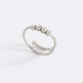 Anel Serenity Anti Ansiedade Banhado a Ouro 18k