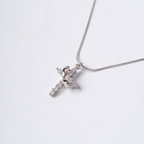 Colar Cruz do Rei Anti-Stress Banhado a Ouro 18k