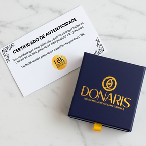 Para Minha Filha - Colar Coração Pérola Banhado a Ouro 18k