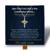 Filha - Colar Cruz do Rei Banhado a Ouro 18k