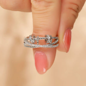 Anel Anti Ansiedade Banhado a Ouro 18k