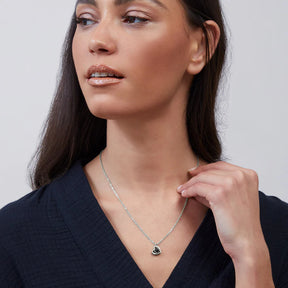 Colar Personalizado Coração Eterno Foto Prata 925