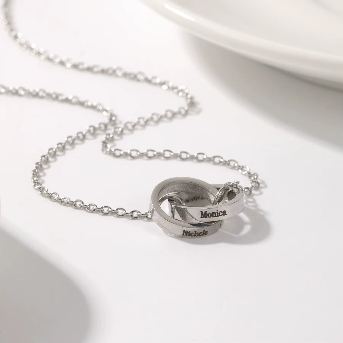 Colar Personalizado Elo Inquebrável Banhado a Ouro 18k