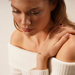 Pulseira Nó Infinito Banhado a Ouro 18k - Compre 1 Leve 2