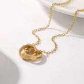 Colar Personalizado Elo Inquebrável Banhado a Ouro 18k