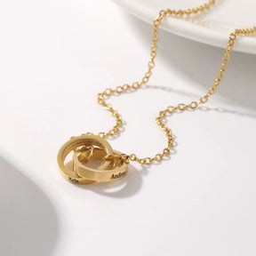 Colar Personalizado Elo Inquebrável Banhado a Ouro 18k