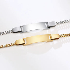 Pulseira Personalizada Bebê Banhada a Ouro 18k (0 a 3 anos )