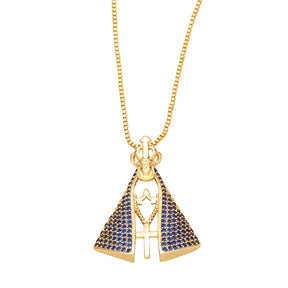 Colar Nossa Senhora Banhado a Ouro 18k